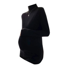 SKUFPW002 manufacturing high collar maternity dress design long sleeve warm maternity dress maternity dress center SKUFPW002 manufacturing high collar maternity dress design long sleeve warm maternity dress maternity dress center